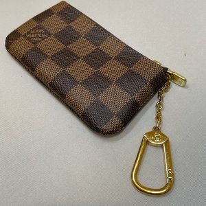Louis Vuitton Brown Monogram Key Pouch